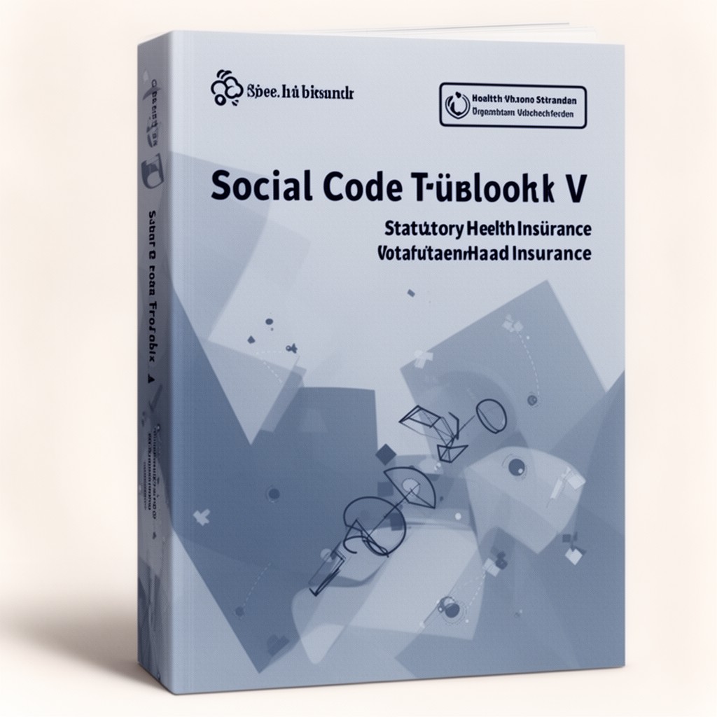 AI-generated illustration of Social Code Book V (statutory health insurance)
