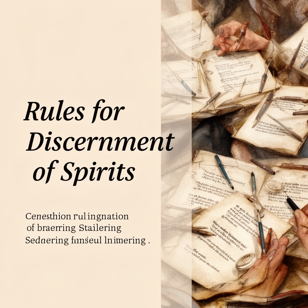 AI-generated illustration of Rules for Discernment of Spirits