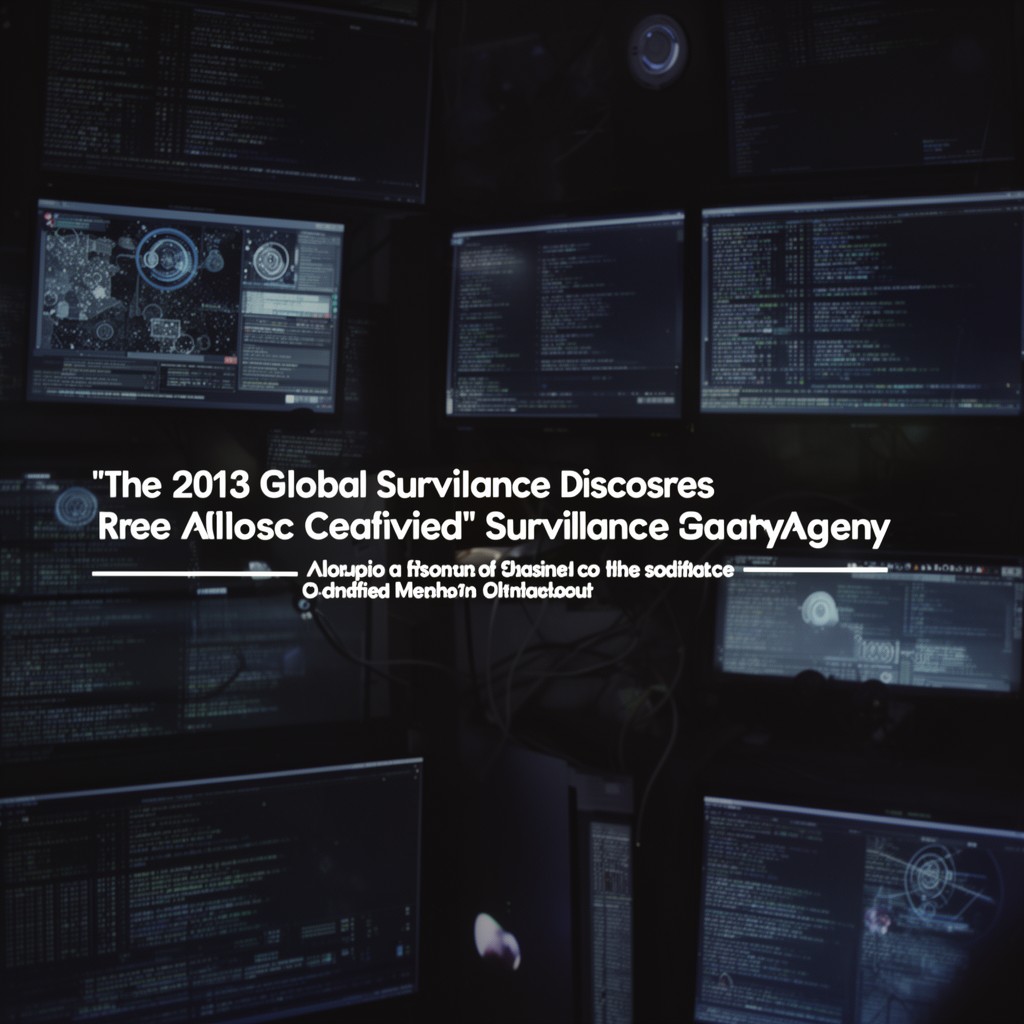 AI-generated illustration of 2013 global surveillance disclosures