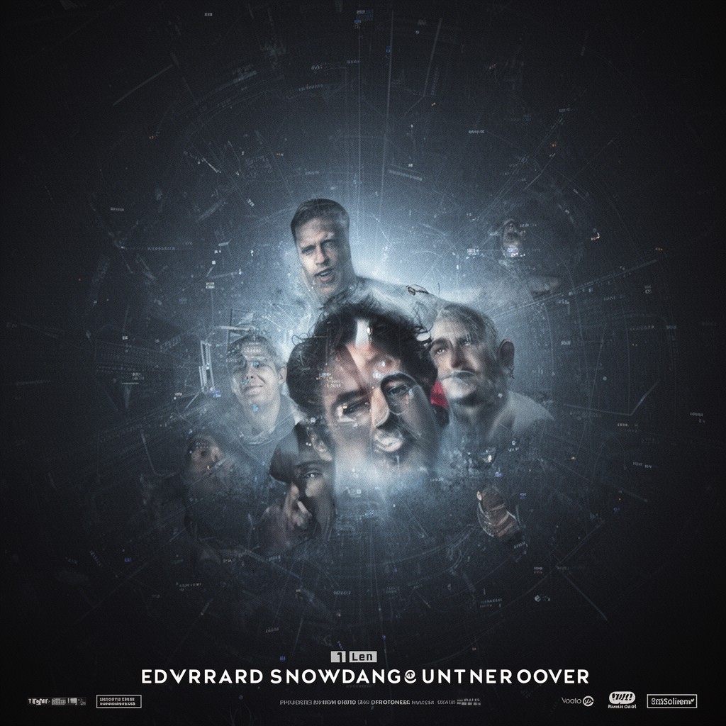 AI-generated illustration of Snowden (2016 film)