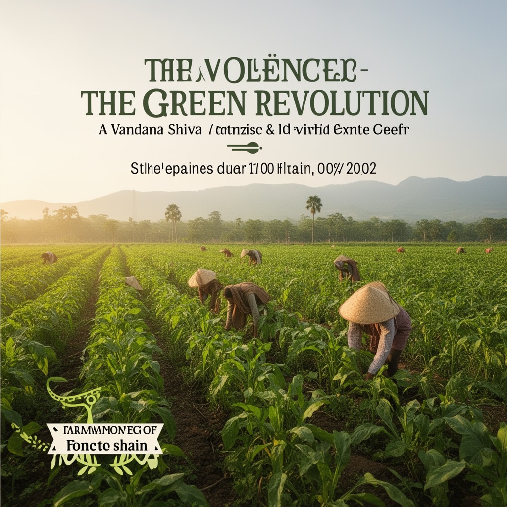 AI-generated illustration of The Violence of the Green Revolution