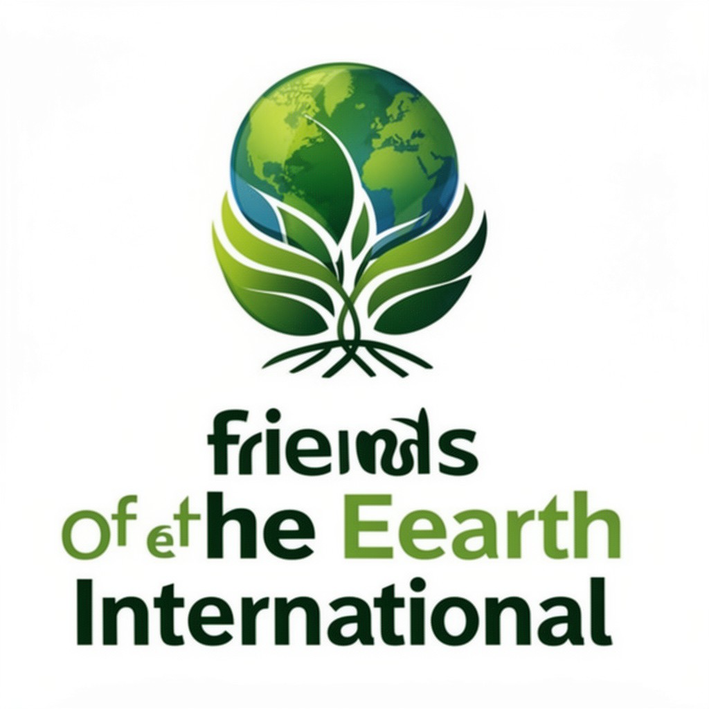 AI-generated illustration of Friends of the Earth International