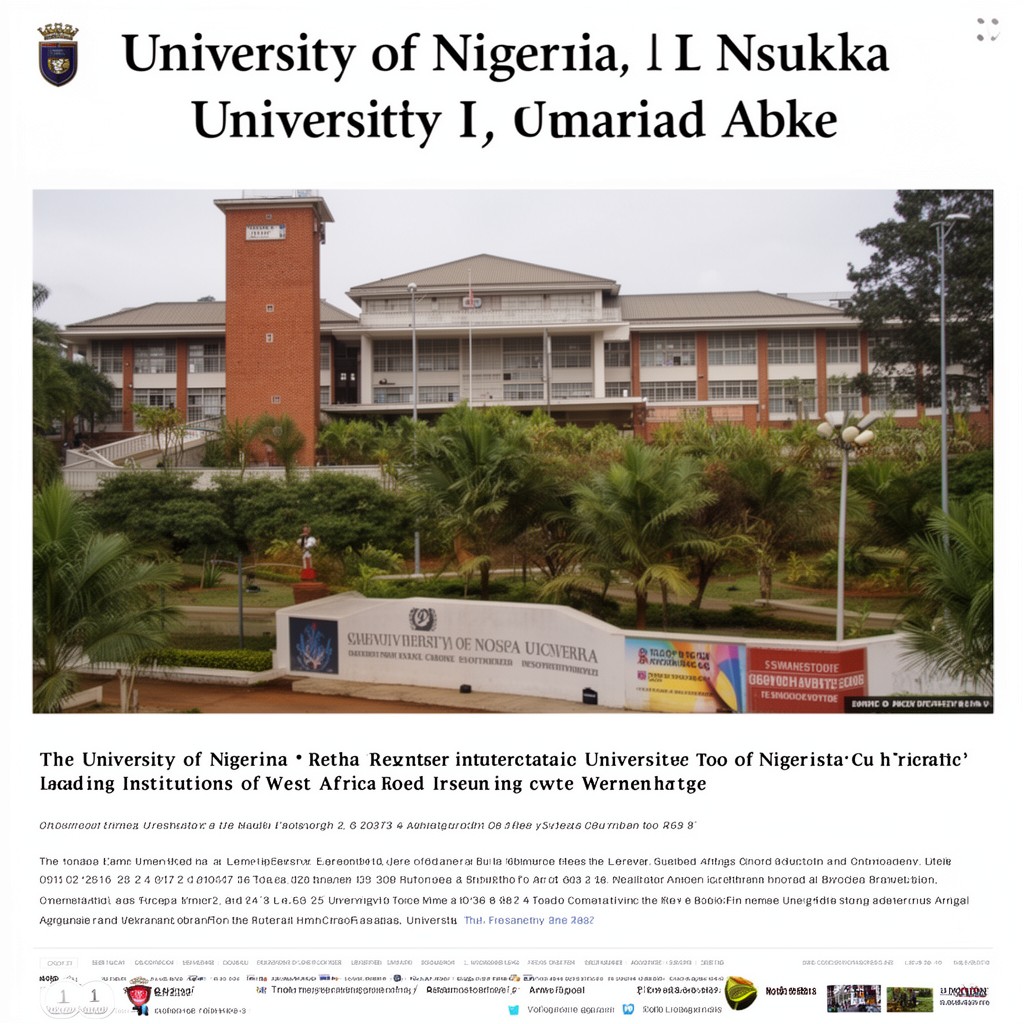 AI-generated illustration of University of Nigeria, Nsukka