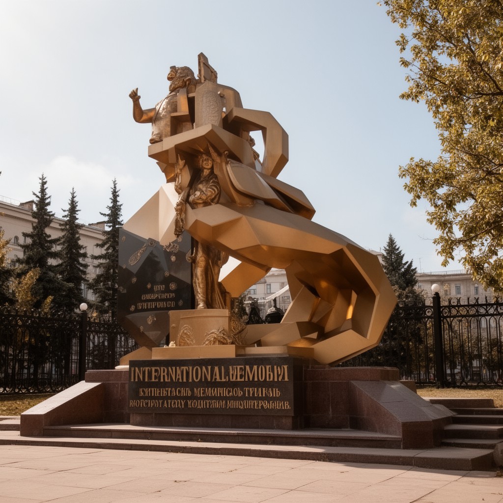 AI-generated illustration of International Memorial