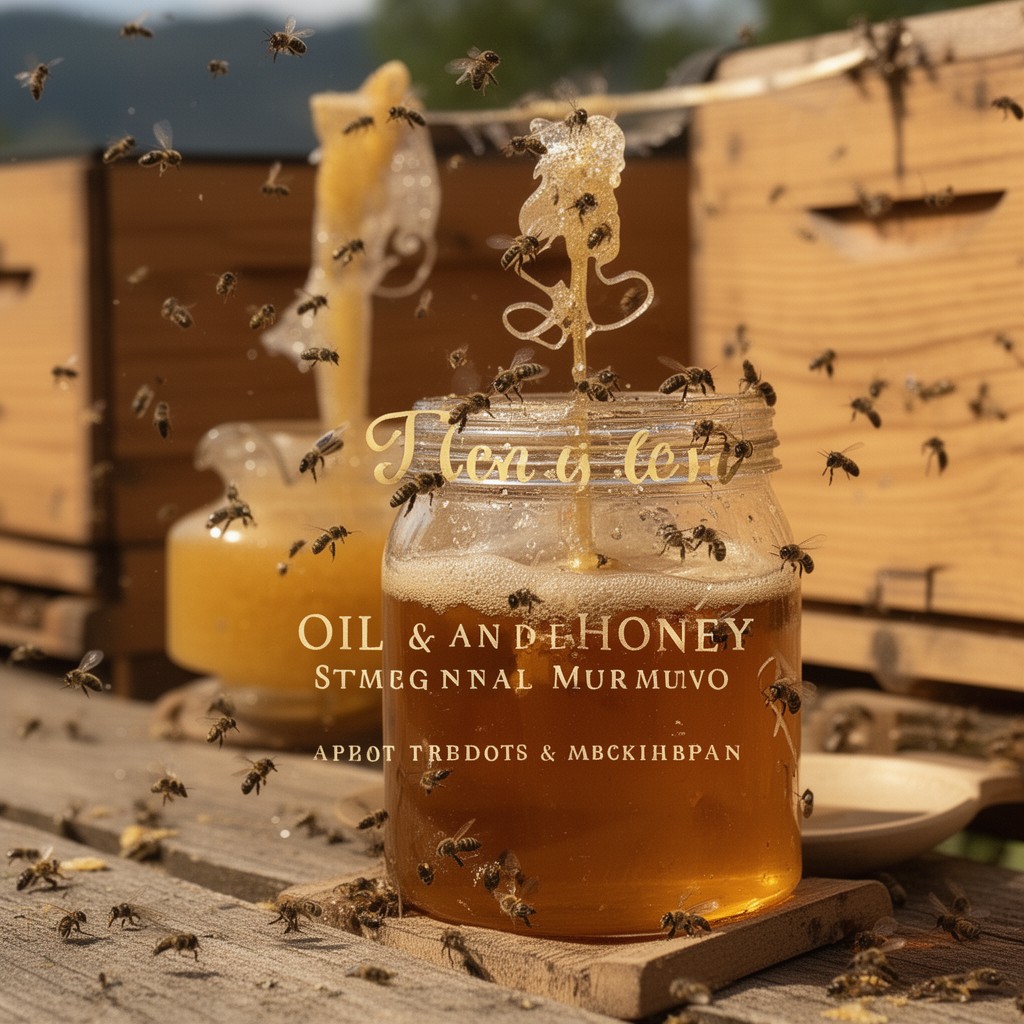 AI-generated illustration of Oil and Honey
