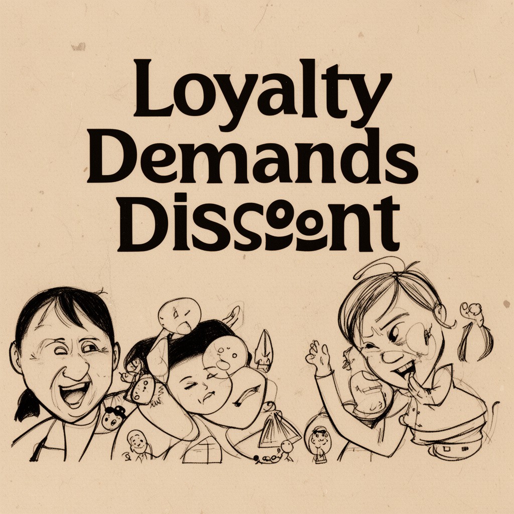 AI-generated illustration of Loyalty Demands Dissent