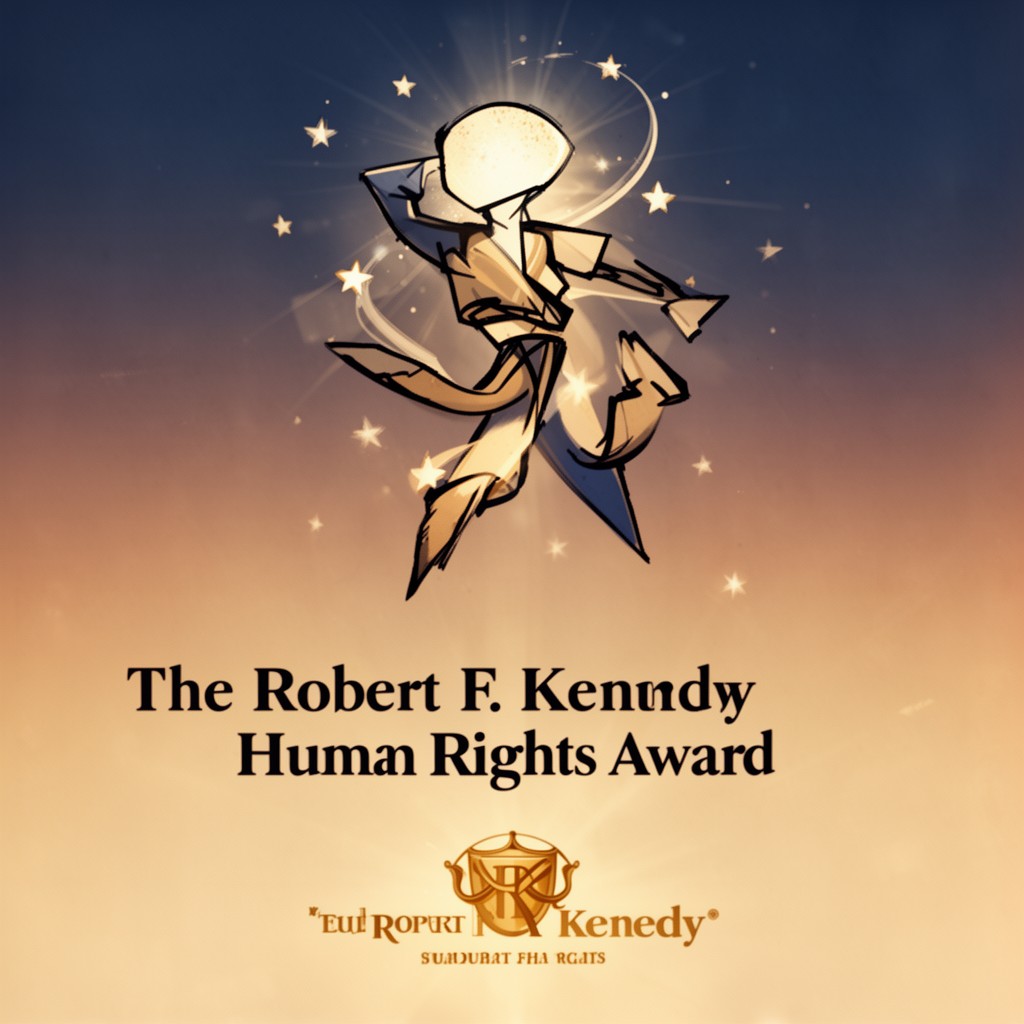 AI-generated illustration of Robert F. Kennedy Human Rights Award