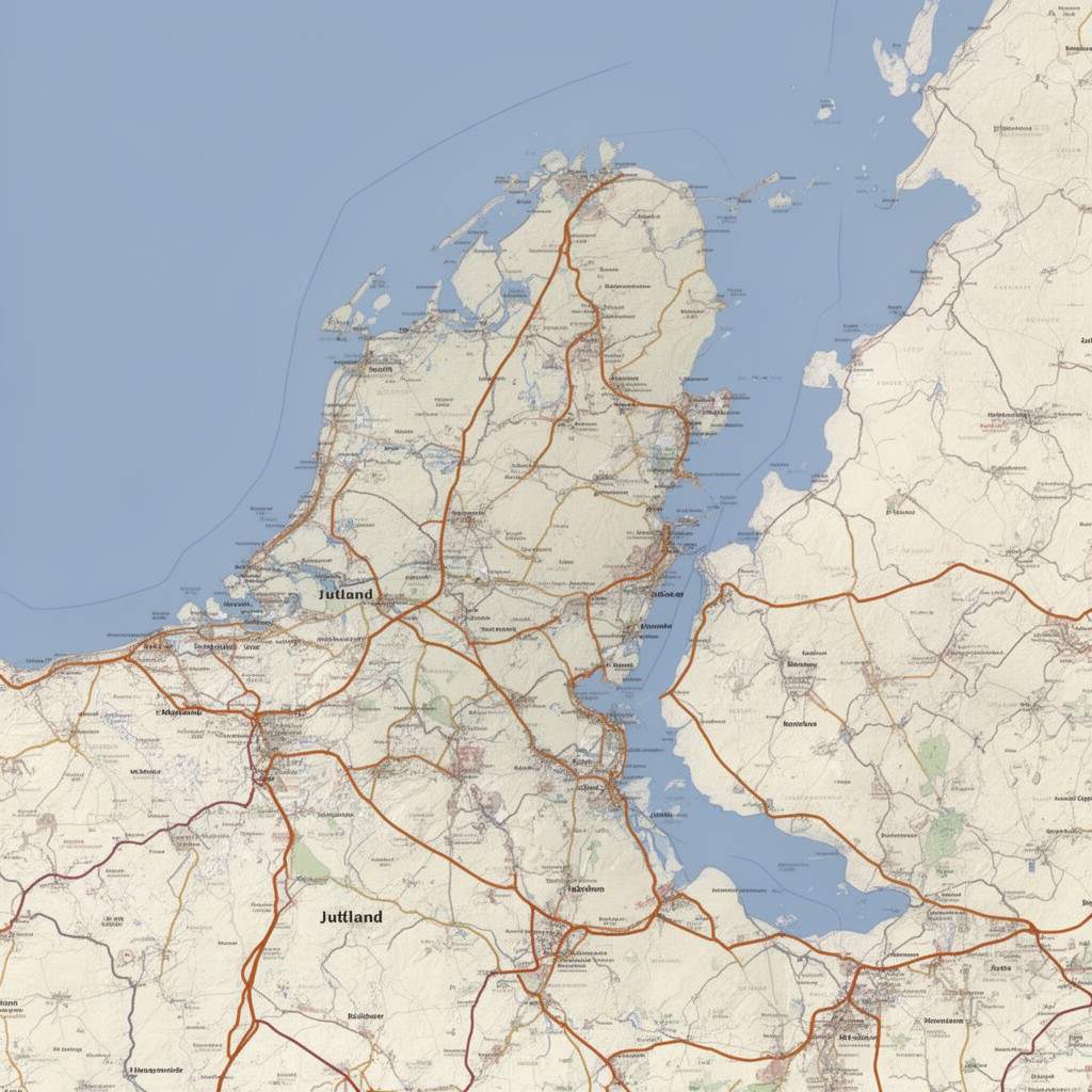 AI-generated illustration of Jutland