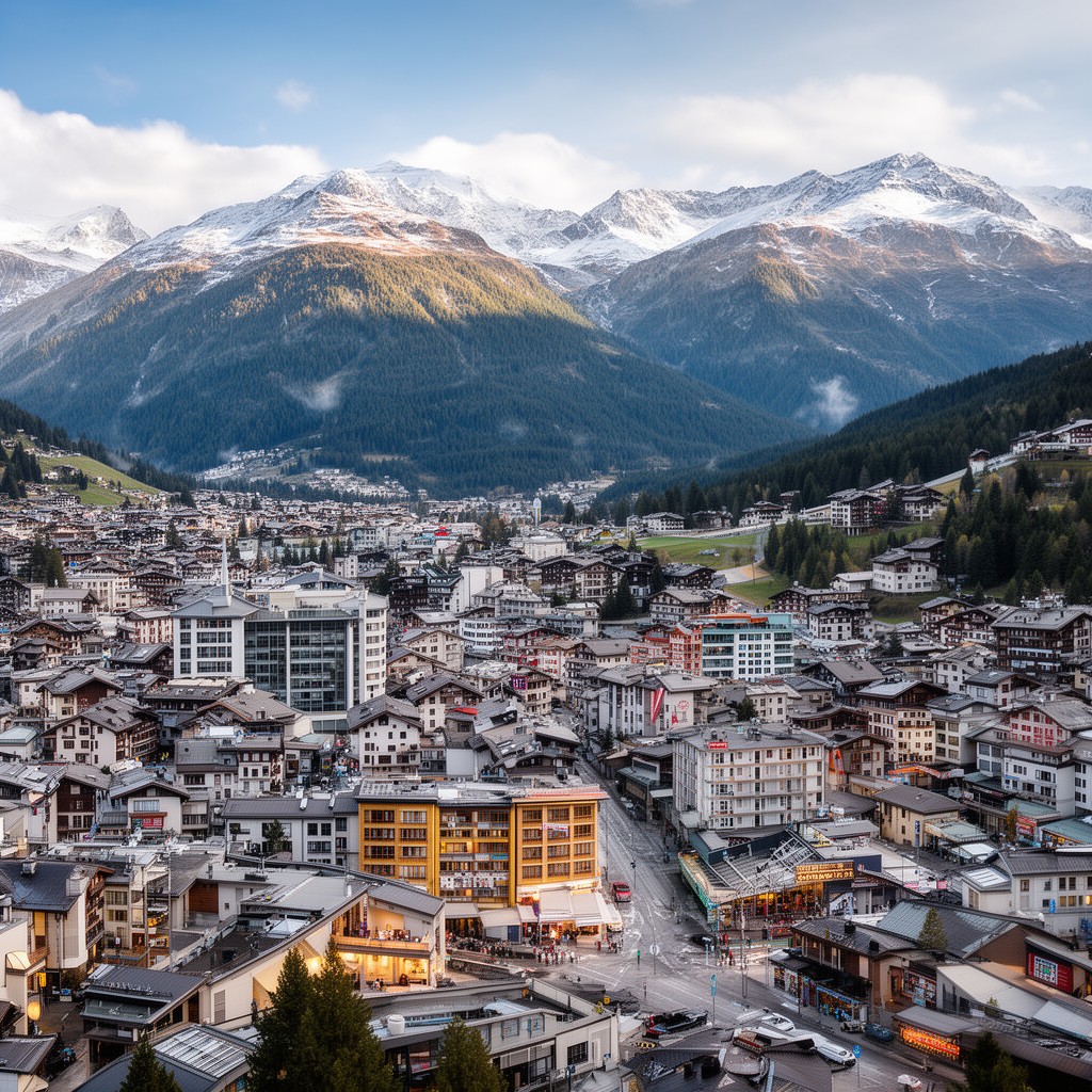 AI-generated illustration of Davos Platz