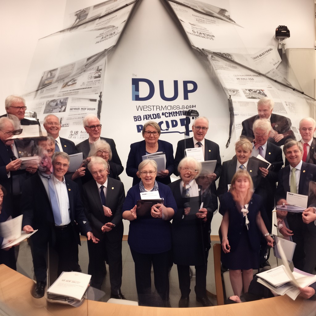 AI-generated illustration of DUP Westminster group