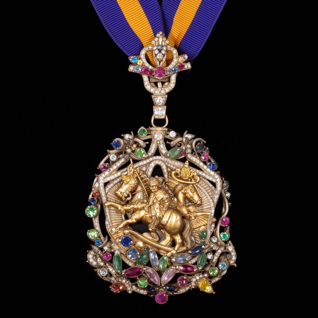 AI-generated illustration of Great George pendant