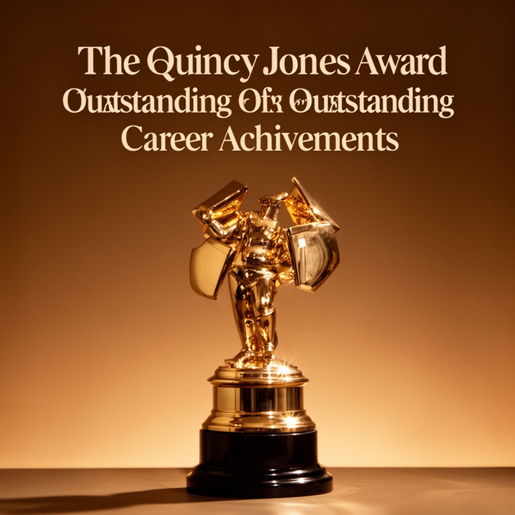 AI-generated illustration of Quincy Jones Award for Outstanding Career Achievements
