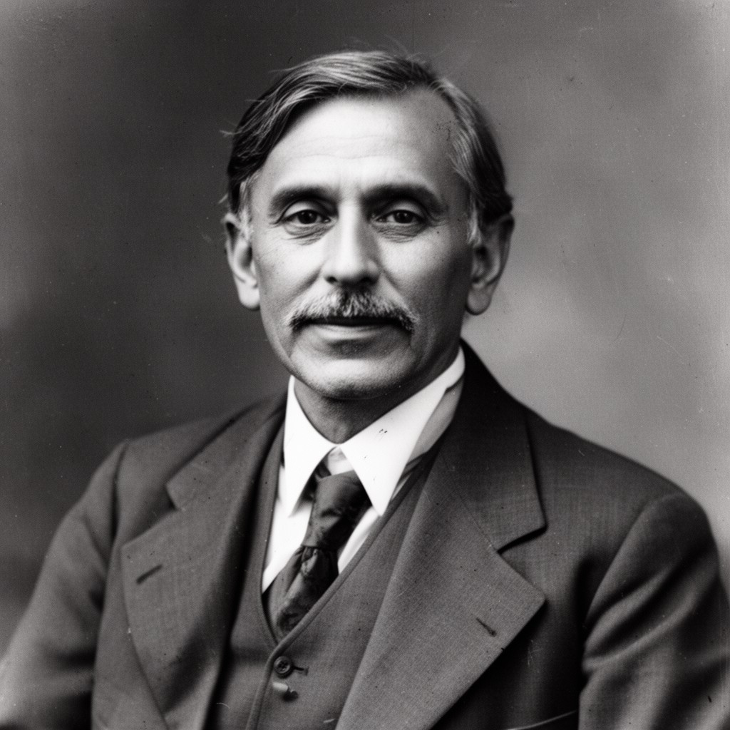 AI-generated illustration of Ananda Mohan Bose