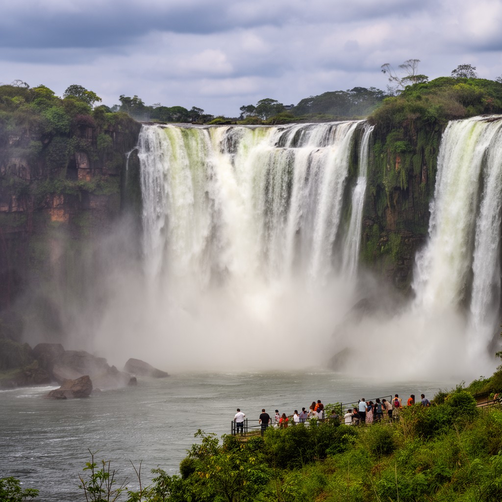 AI-generated illustration of Foz do Iguaçu
