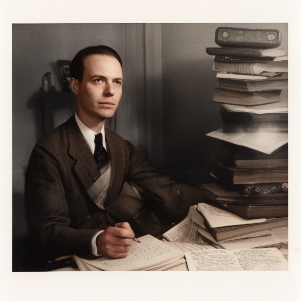 AI-generated illustration of Patrick Hamilton