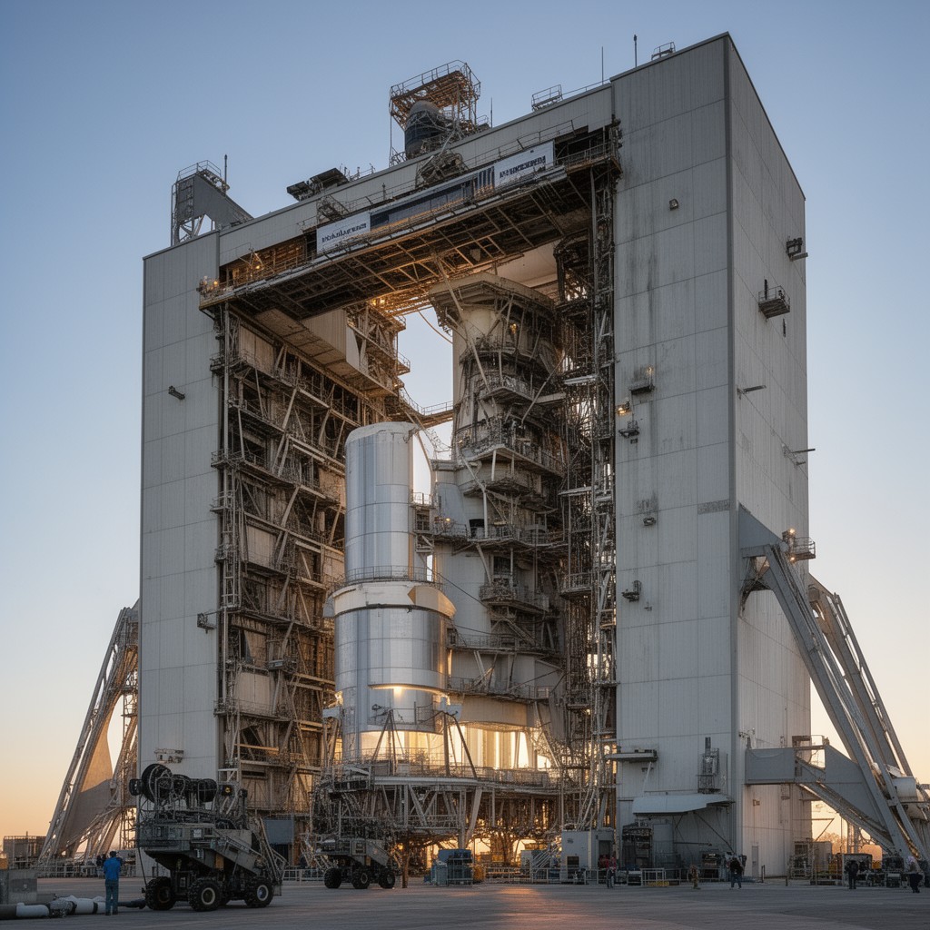 AI-generated illustration of B-1 Test Stand