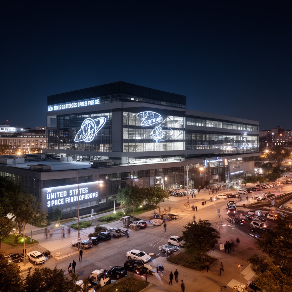 AI-generated illustration of United States Space Force Headquarters