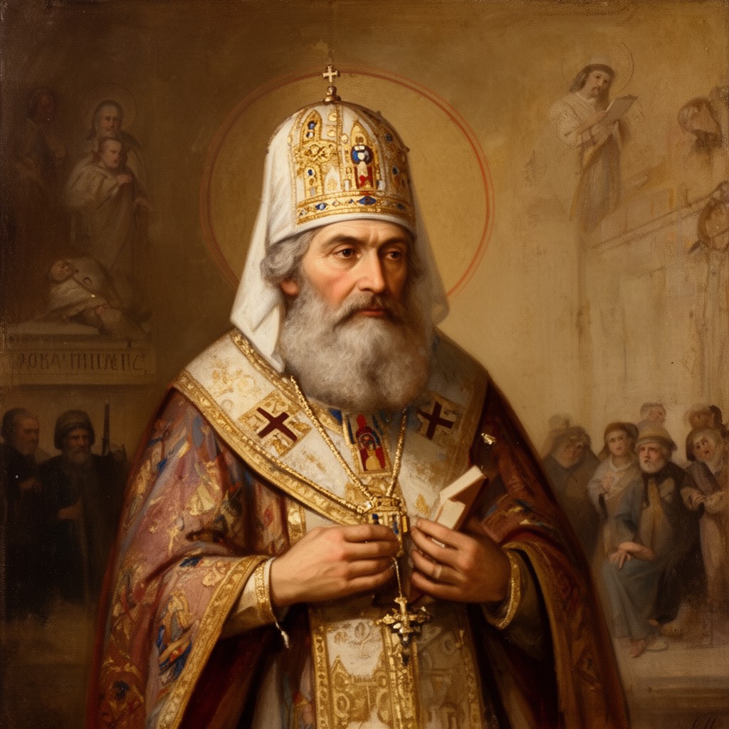 AI-generated illustration of Patriarch Joseph II of Constantinople