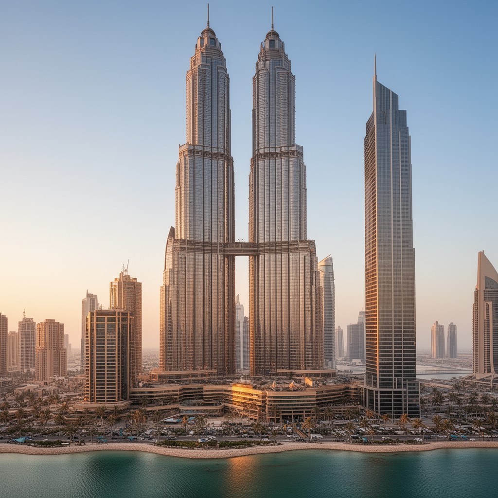 AI-generated illustration of Trump International Hotel and Tower Dubai