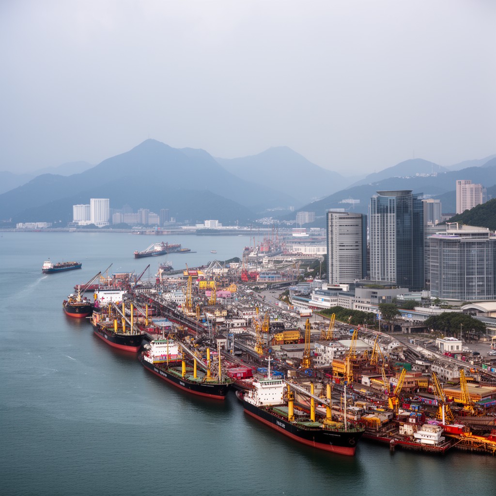 AI-generated illustration of Shekou Subdistrict