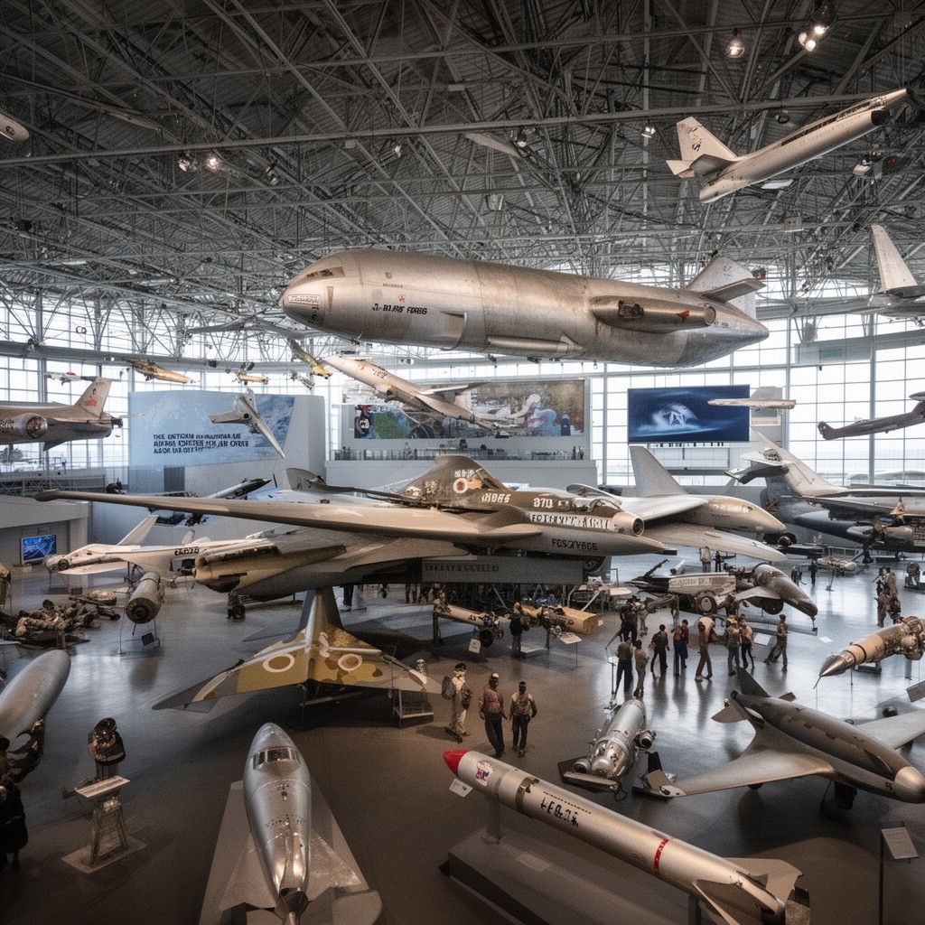 AI-generated illustration of National Museum of the United States Air Force