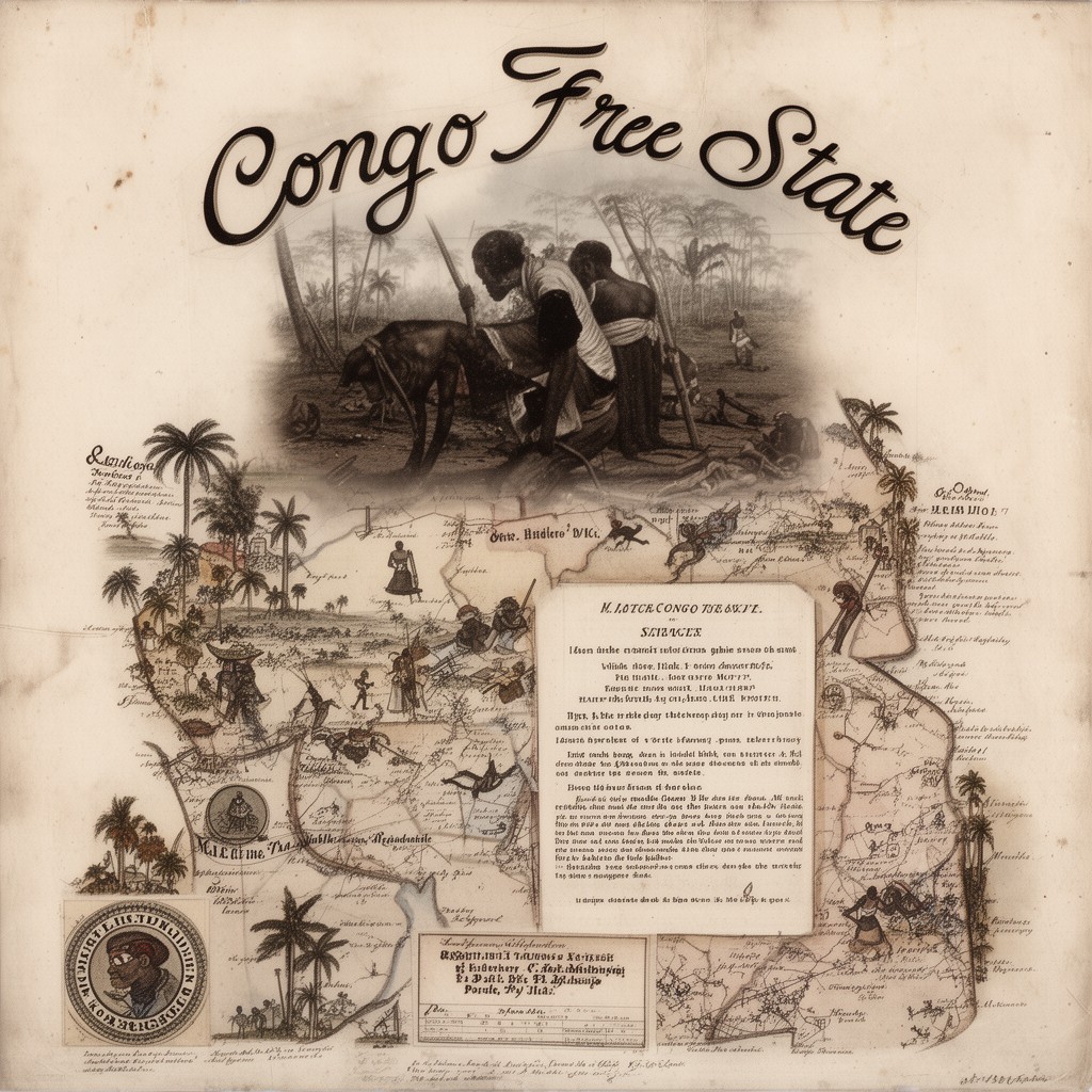 AI-generated illustration of Congo Free State