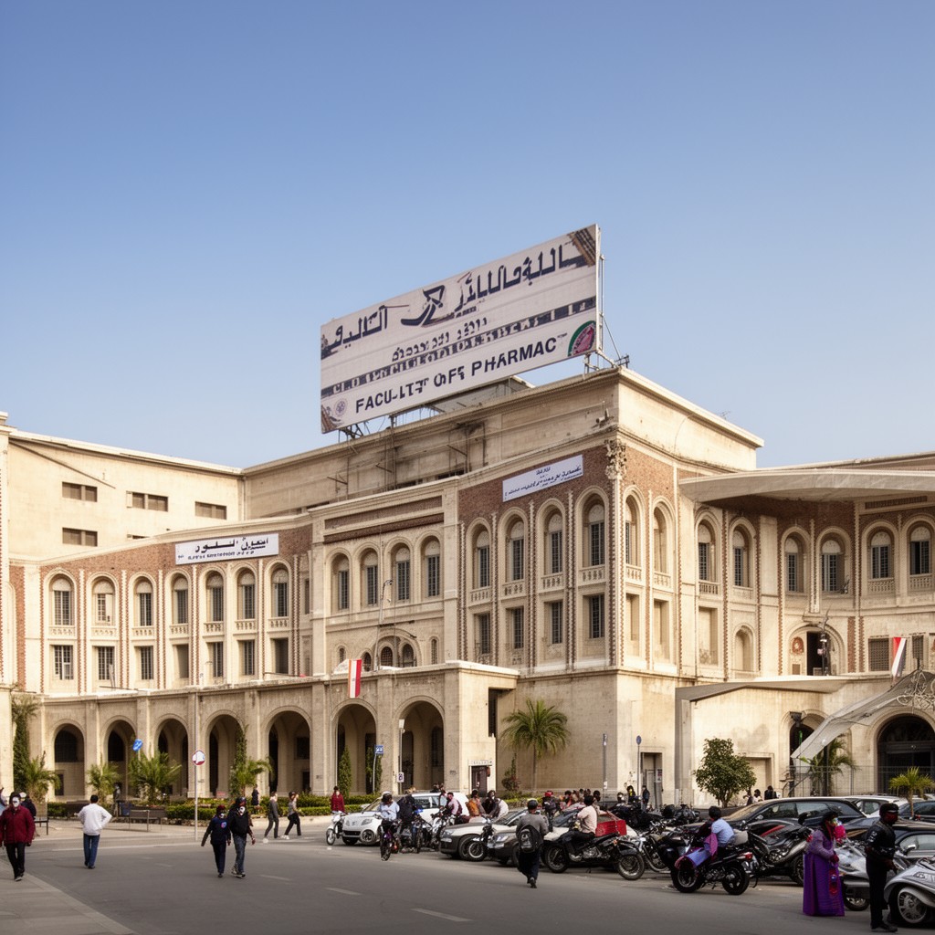 AI-generated illustration of Faculty of Pharmacy