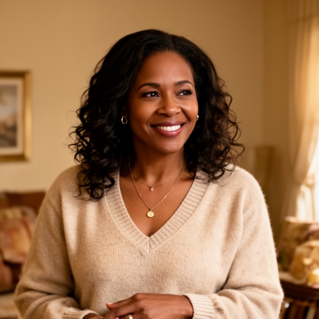 AI-generated illustration of Gloria Matthews