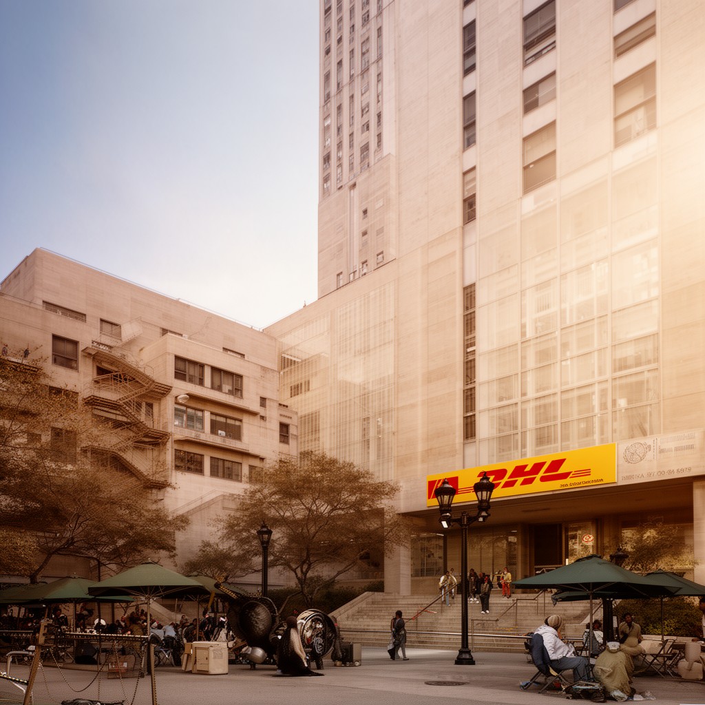 AI-generated illustration of DHL