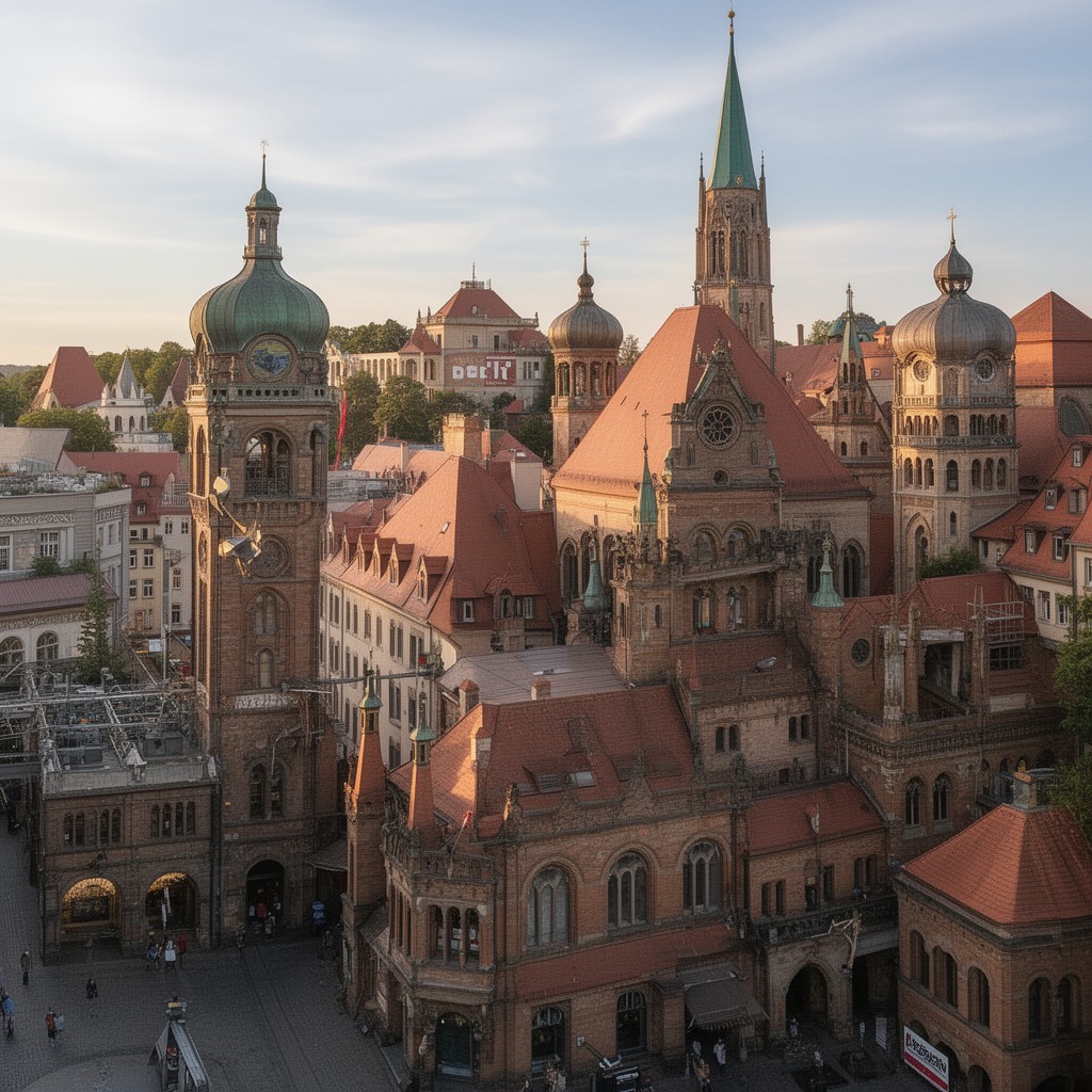 AI-generated illustration of Zwickau