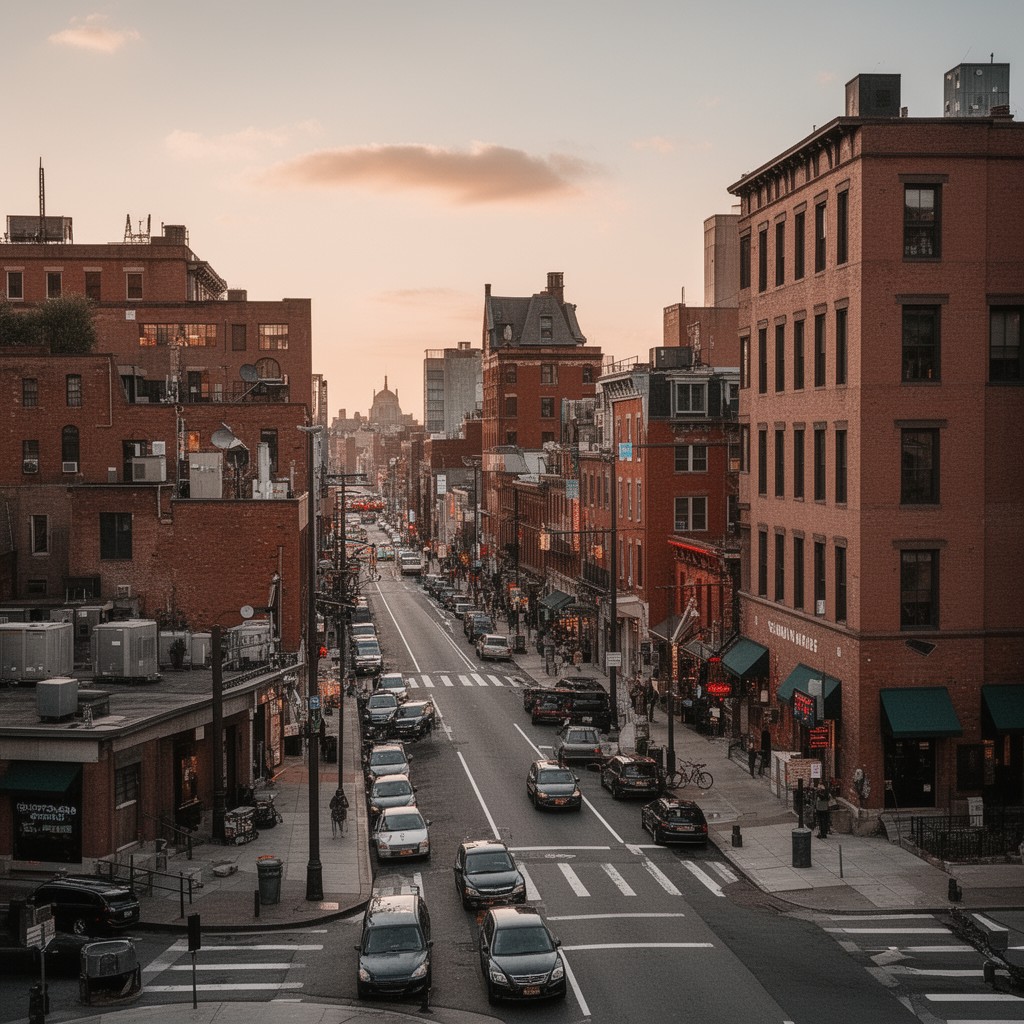 AI-generated illustration of Second Street