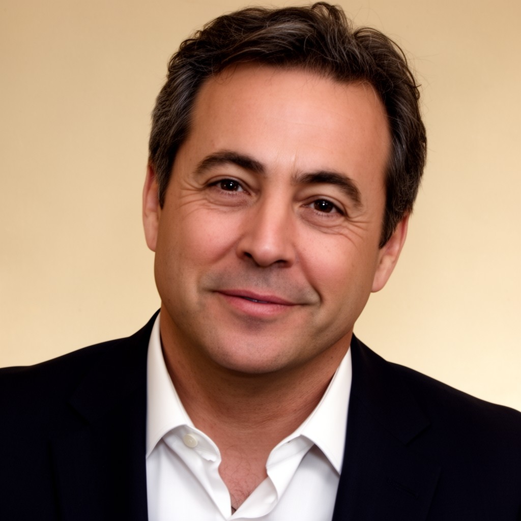 AI-generated illustration of Bruce Cohen
