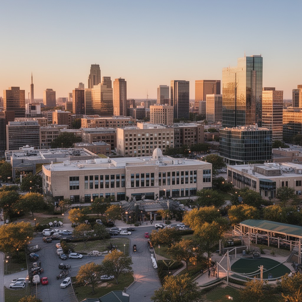 AI-generated illustration of Plano, Texas