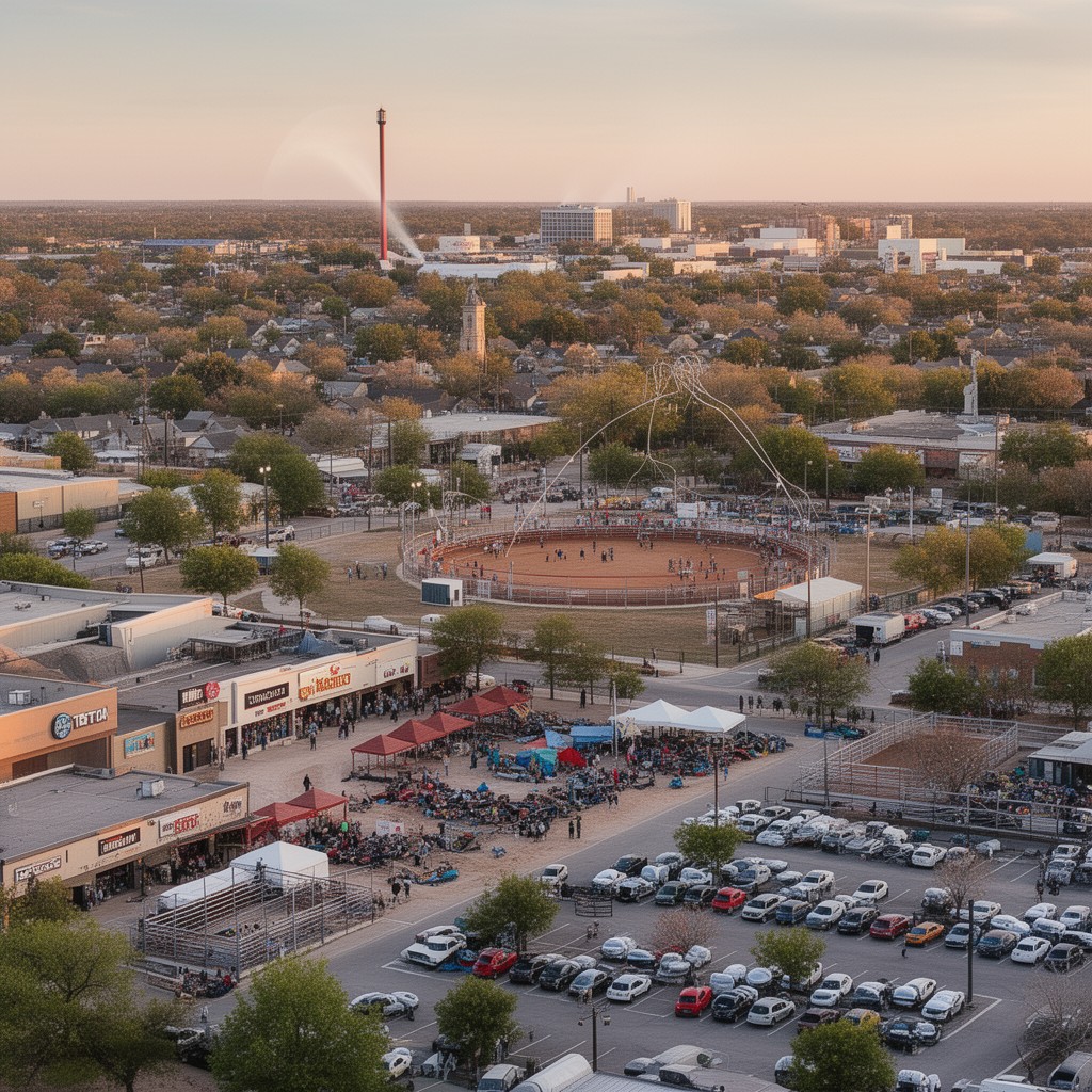 AI-generated illustration of Mesquite, Texas