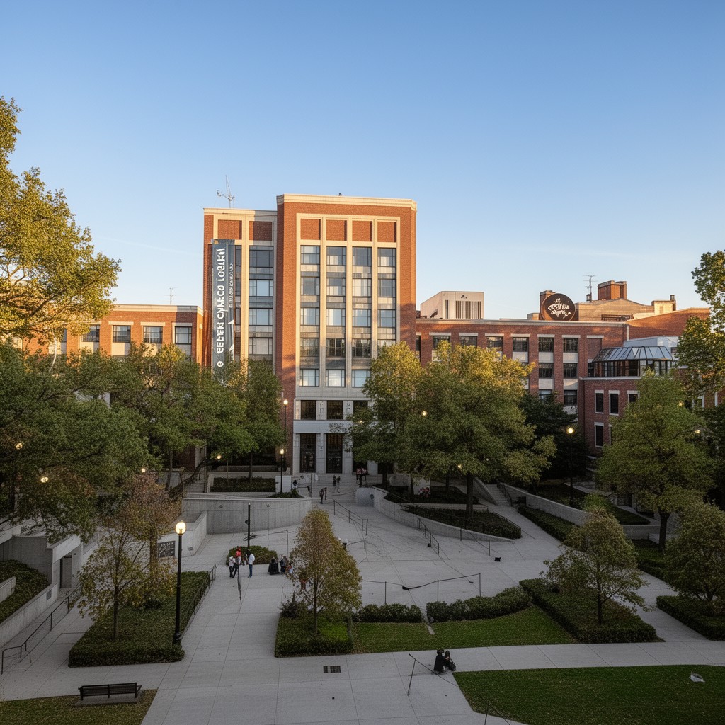 AI-generated illustration of Lehman College