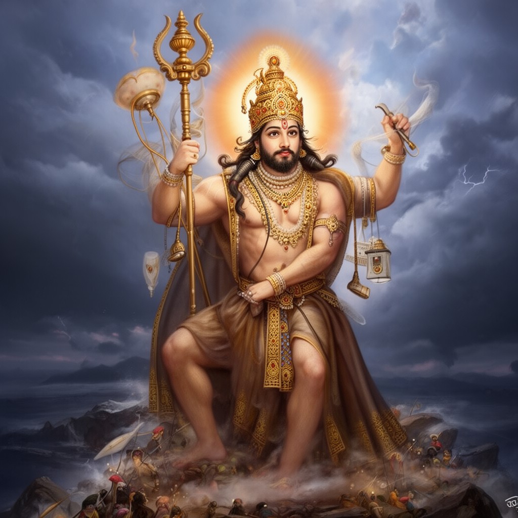AI-generated illustration of Indra