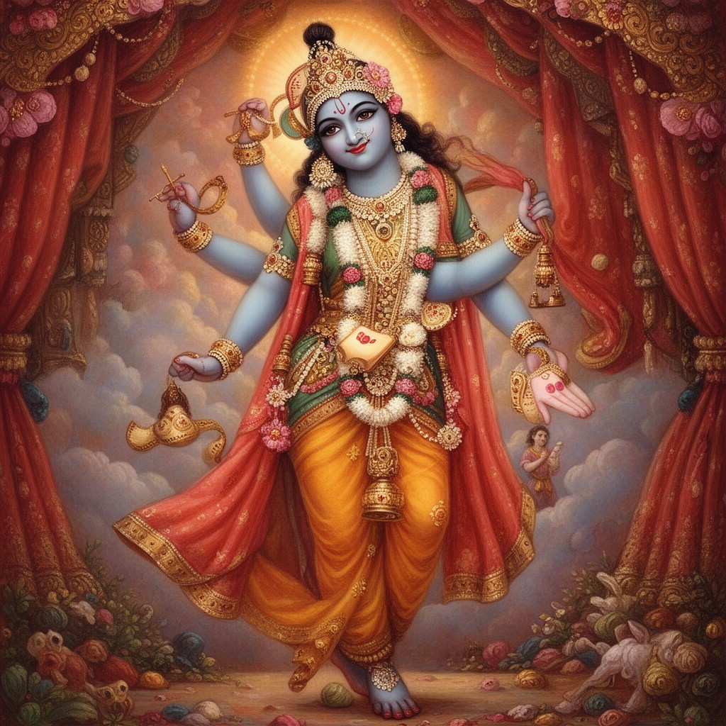 AI-generated illustration of Devaki