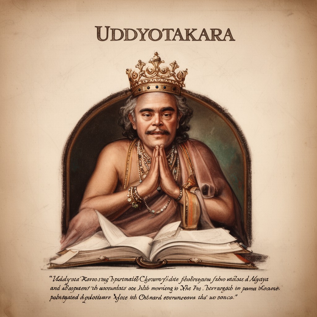 AI-generated illustration of Uddyotakara