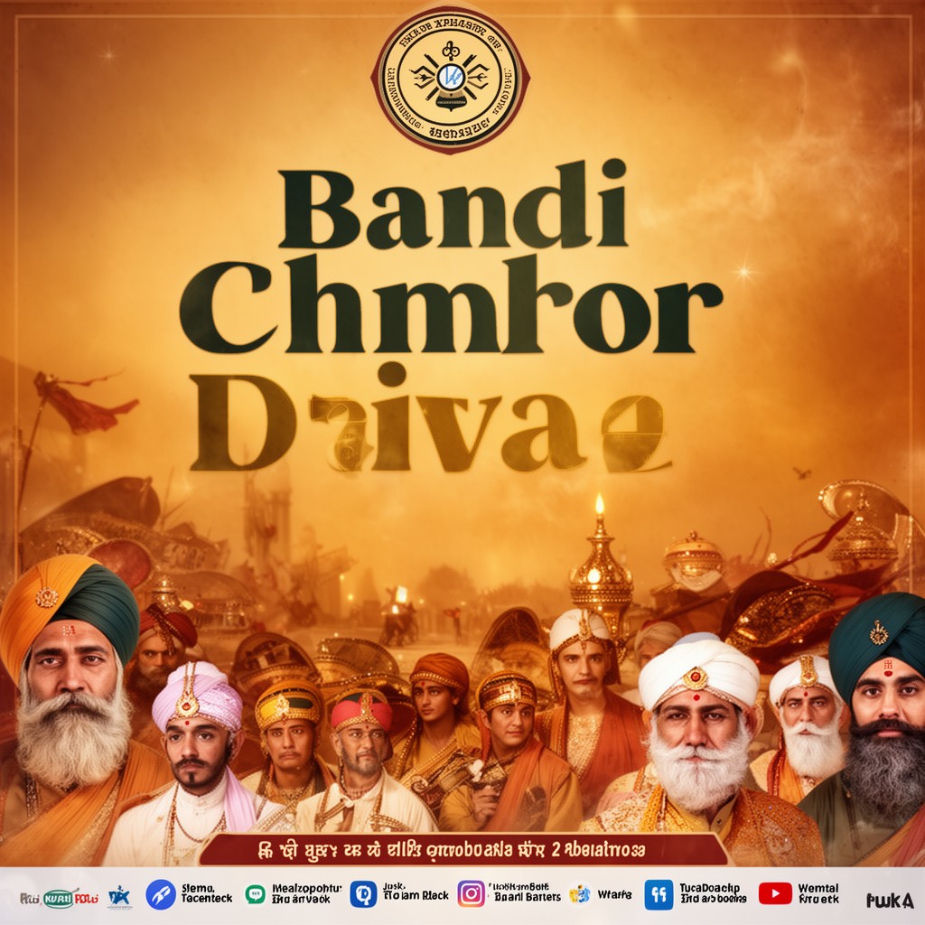 AI-generated illustration of coincides with Bandi Chhor Divas