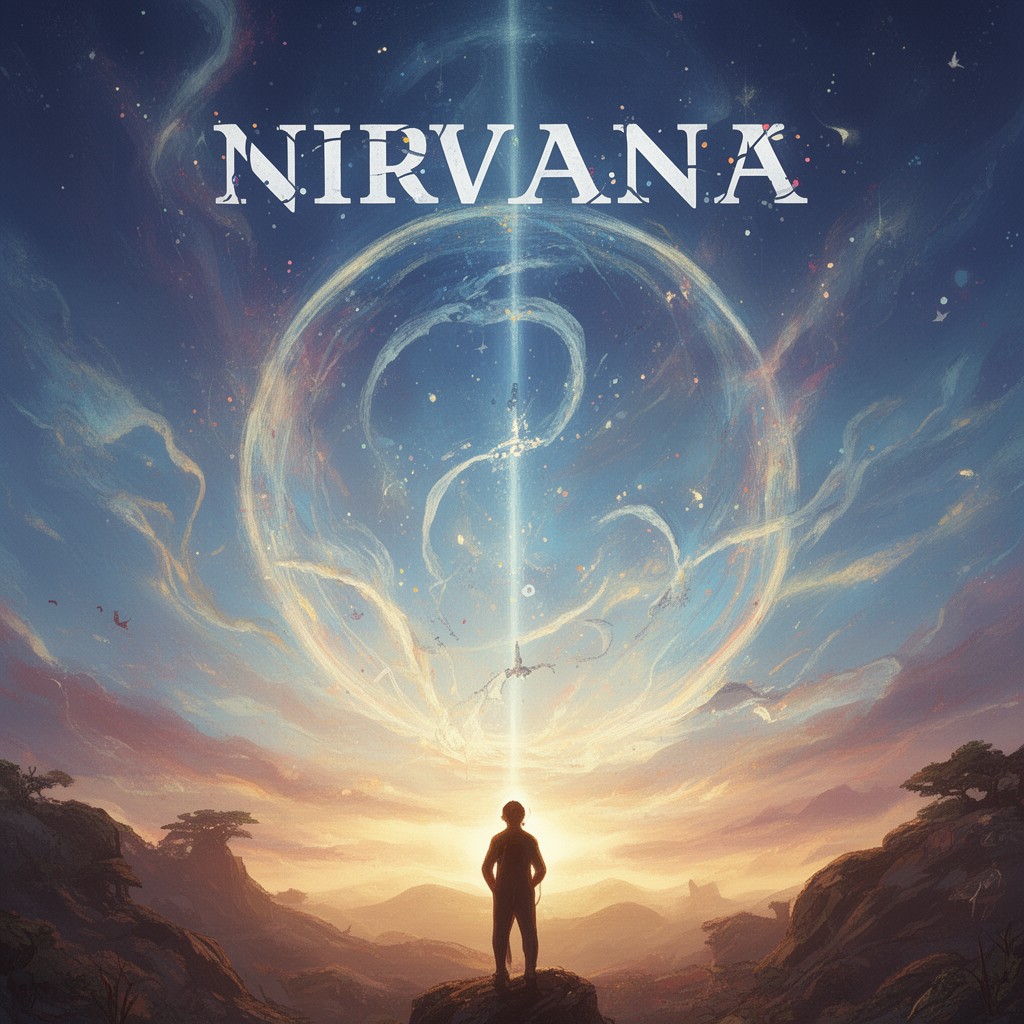 AI-generated illustration of nirvana