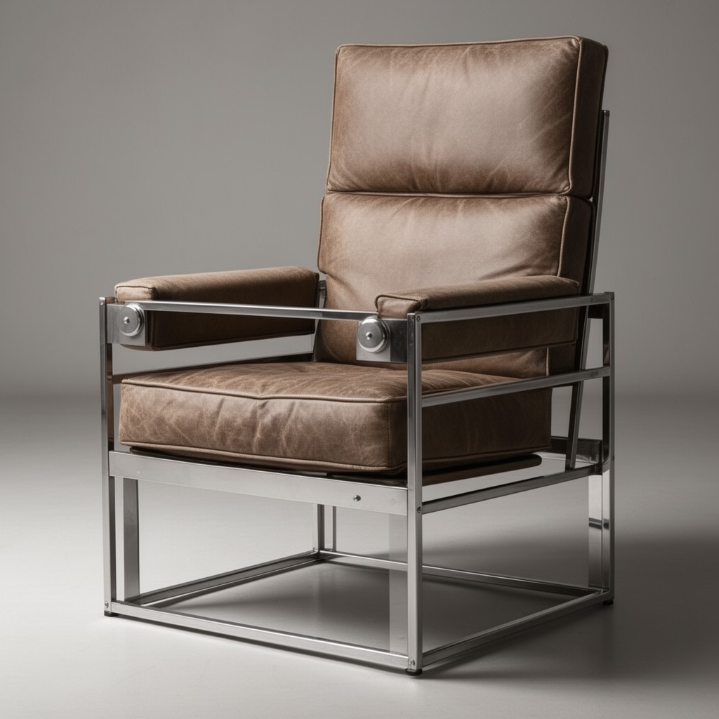 AI-generated illustration of LC2 armchair
