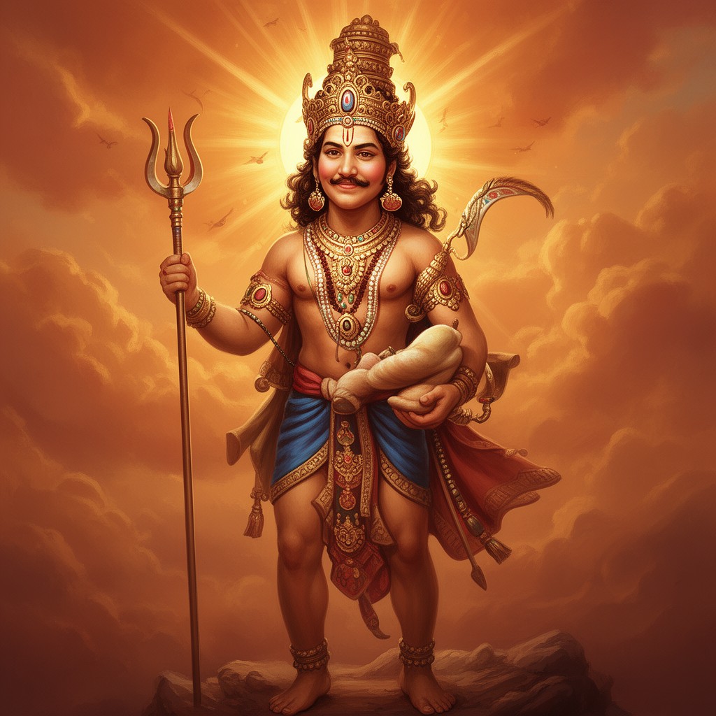 AI-generated illustration of Surya