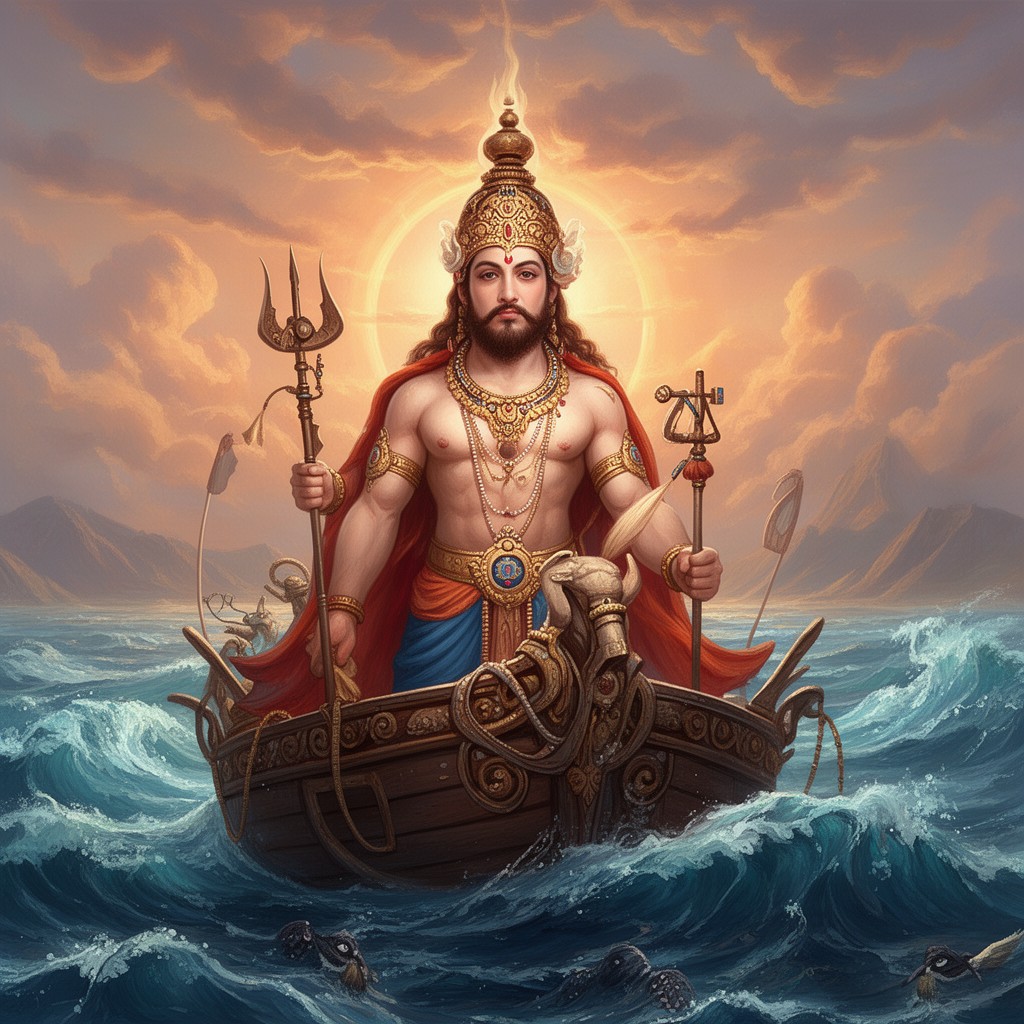 AI-generated illustration of Varuna