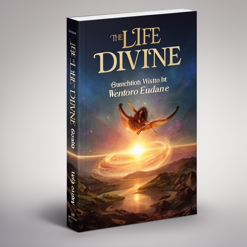 AI-generated illustration of The Life Divine
