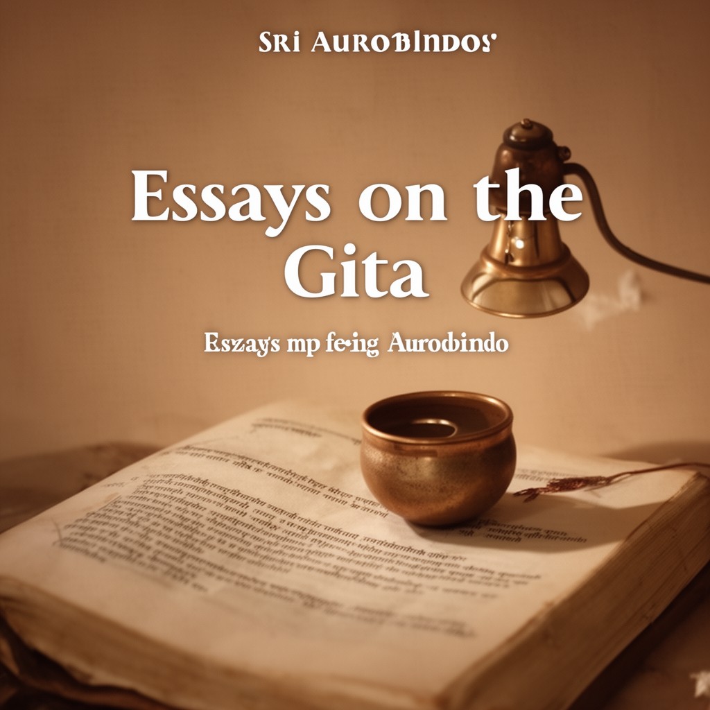 AI-generated illustration of Essays on the Gita