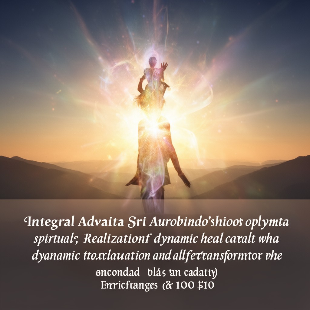 AI-generated illustration of Integral Advaita