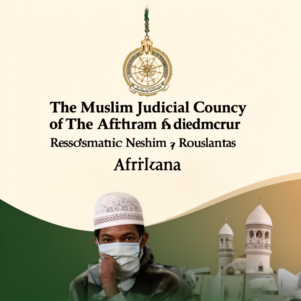 AI-generated illustration of Muslim Judicial Council