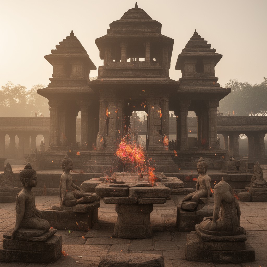 AI-generated illustration of Satavahana dynasty
