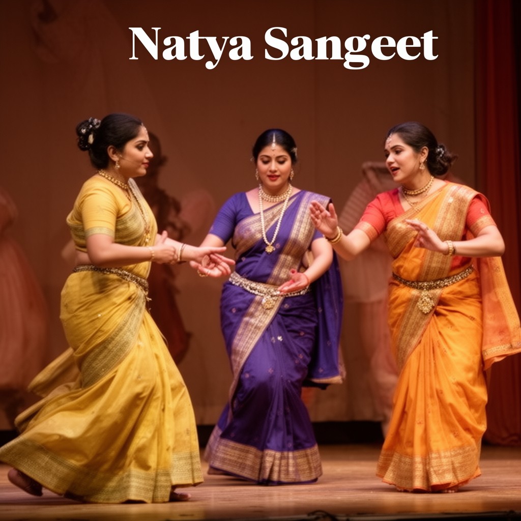 AI-generated illustration of Natya Sangeet