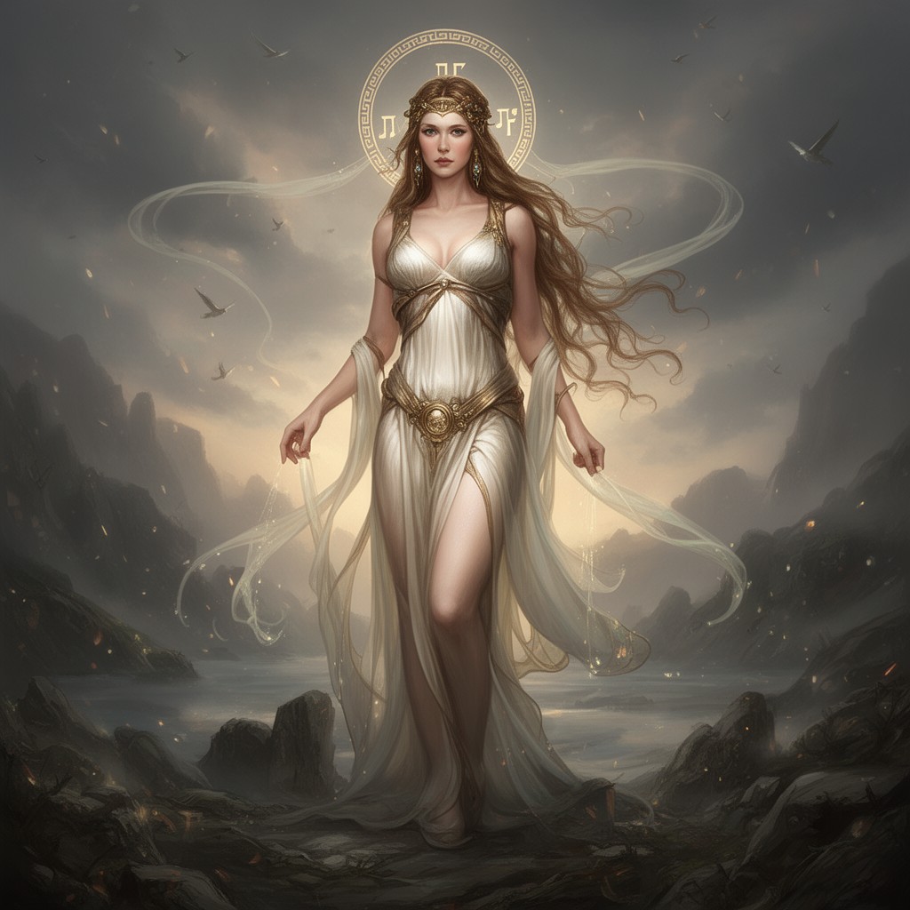 AI-generated illustration of Mnemosyne